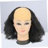 Beavorty Black Latex Bald Wig with Comfortable Wig Cap view 3