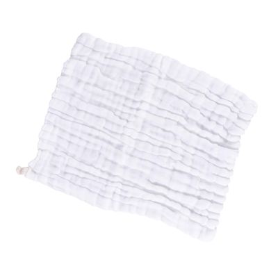 Newborn Cotton Baby Washcloths, 4-Pack, White