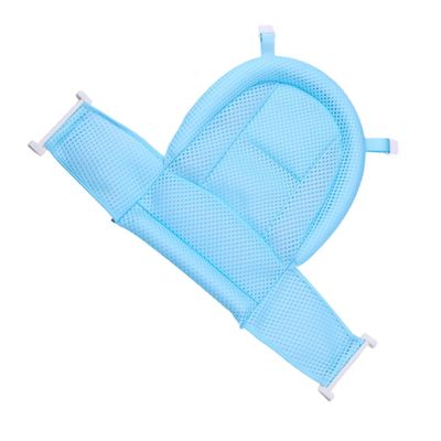 SHOWERORO Baby Bathtub Support Mat, Soft Cotton Mesh, Safe Plastic, 4 Hooks