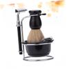 FOMIYES Men's Shaving Set with Brush Stand and Bowl view 2