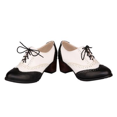 GALPADA Women's Breathable Block Heel Pumps