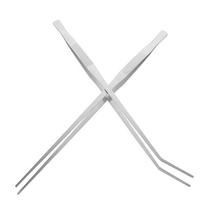Reptile Feeding Tongs Pack, Long Stainless Steel Aquarium Tweezers