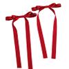ZOYA Premium Satin Hair Clip for Girls, Red view 1