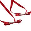 ZOYA Premium Satin Hair Clip for Girls, Red view 3