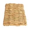 INOOMP 2-Pack Handwoven Seagrass Mats for Small Pets view 1
