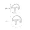 Earplugs, 2 Pairs, Transparent Silicone for Swimming and Bathing view 4