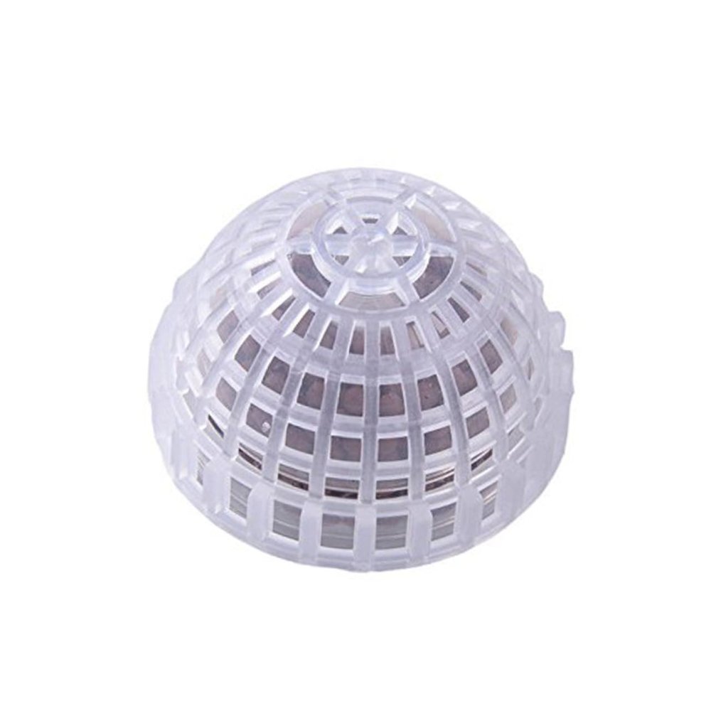 Transparent Submersible Aquarium Ball with Minerals and Thread