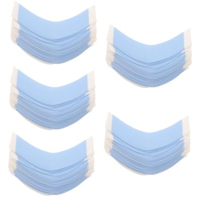 Beavorty 5-Pack Hair Extension Tape, Sky Blue PU, 36 Sheets per Pack