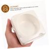 BUGUUYO Ceramic Hamster Bowl, Cheese Shape, Washable and Break-Resistant, for Chinchillas and Small Pets view 4