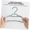 Adjustable Non-Slip Plastic Kids' Hangers, 10-Pack, Retractable view 4