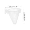 Kisangel 10 Pack Plastic Worm Feeders with Suction Cup view 2