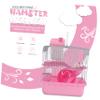 Two-Story Hamster House, Breathable and Sturdy, Pink view 3