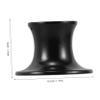 minkissy Black Alloy Razor Holder with Stable Base view 2