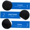 Heel Cushions, 1 Pair, Black, Blend Fabric and Cellucotton view 2