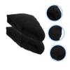 Heel Cushions, 1 Pair, Black, Blend Fabric and Cellucotton view 3