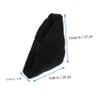 Heel Cushions, 1 Pair, Black, Blend Fabric and Cellucotton view 4