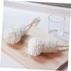 3-Piece Baby Bottle Brush Set, PP/EVA, Long Handle, White view 2