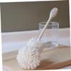 3-Piece Baby Bottle Brush Set, PP/EVA, Long Handle, White view 3