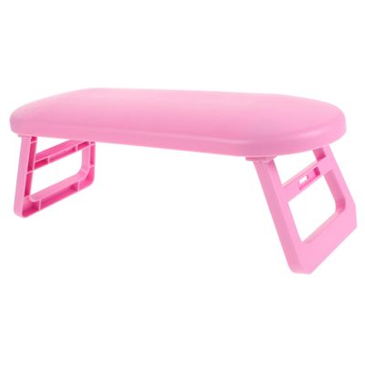 Portable Pink Plastic Manicure Hand Rest