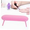 Portable Pink Plastic Manicure Hand Rest view 4