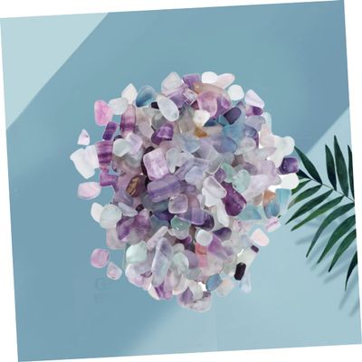 Natural Colorful Crystal Pebbles for Garden Decoration, 1 Pack