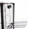 Black Wrought-Iron Bird Cage for Budgies and Parakeets view 4