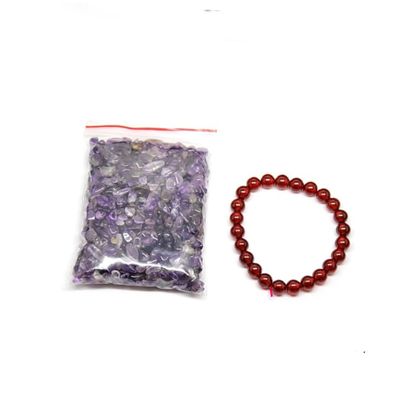 Amosfun 100g Natural Amethyst Gravel
