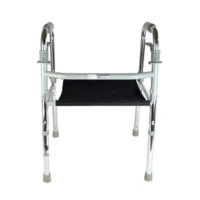ZXPGHUJSHB Height-Adjustable Lightweight Folding Rollator with Seat