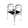 ZXPGHUJSHB Height-Adjustable Lightweight Folding Rollator with Seat view 3