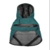 Record Diran Foldable Windproof Dog Raincoat with Hood, Reflective Strips, Green, 4XL view 2