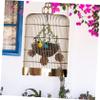 COLLBATH Natural Rattan Cockatiel Toy Nest for Small Birds view 4