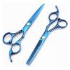 GZSLKSCD 6-Inch Colorful Hairdressing Scissor Set with Thinning Shears, Rainbow Blue Set view 1