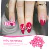 HAPINARY Nail Tip Clips, 20-Piece Reusable ABS Set, Pink view 4