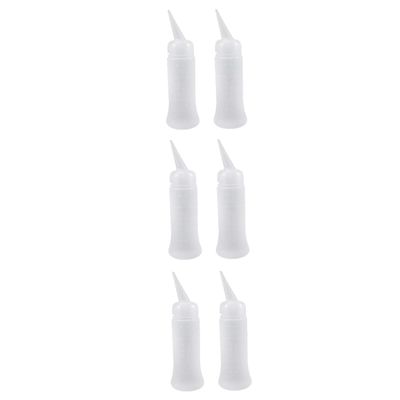 Gatuida 6-Pc. 260 ml Graduated Hair Dye Applicator Bottles with Nozzle