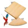 BUGUUYO 2-Piece Wooden Bird Perches for Small Parrots and Cockatiels view 1
