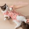 Cat Spay Recovery Suit, Elastic Wound Protection, E-Collar view 3