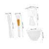 Face Mask Mixing Bowl Set, Silicone and Plastic view 2