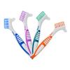 Denture Toothbrush, 4-Pack, Double-Sided with Multi-Layer Bristles view 1