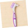 Denture Toothbrush, 4-Pack, Double-Sided with Multi-Layer Bristles view 3