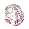 Romantic Parisian Butterfly Print Double-Layer Shower Cap view 2