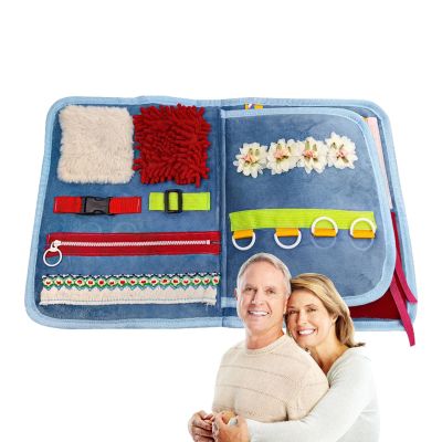Dementia Fidget Blanket for Adults, Sensory Blanket