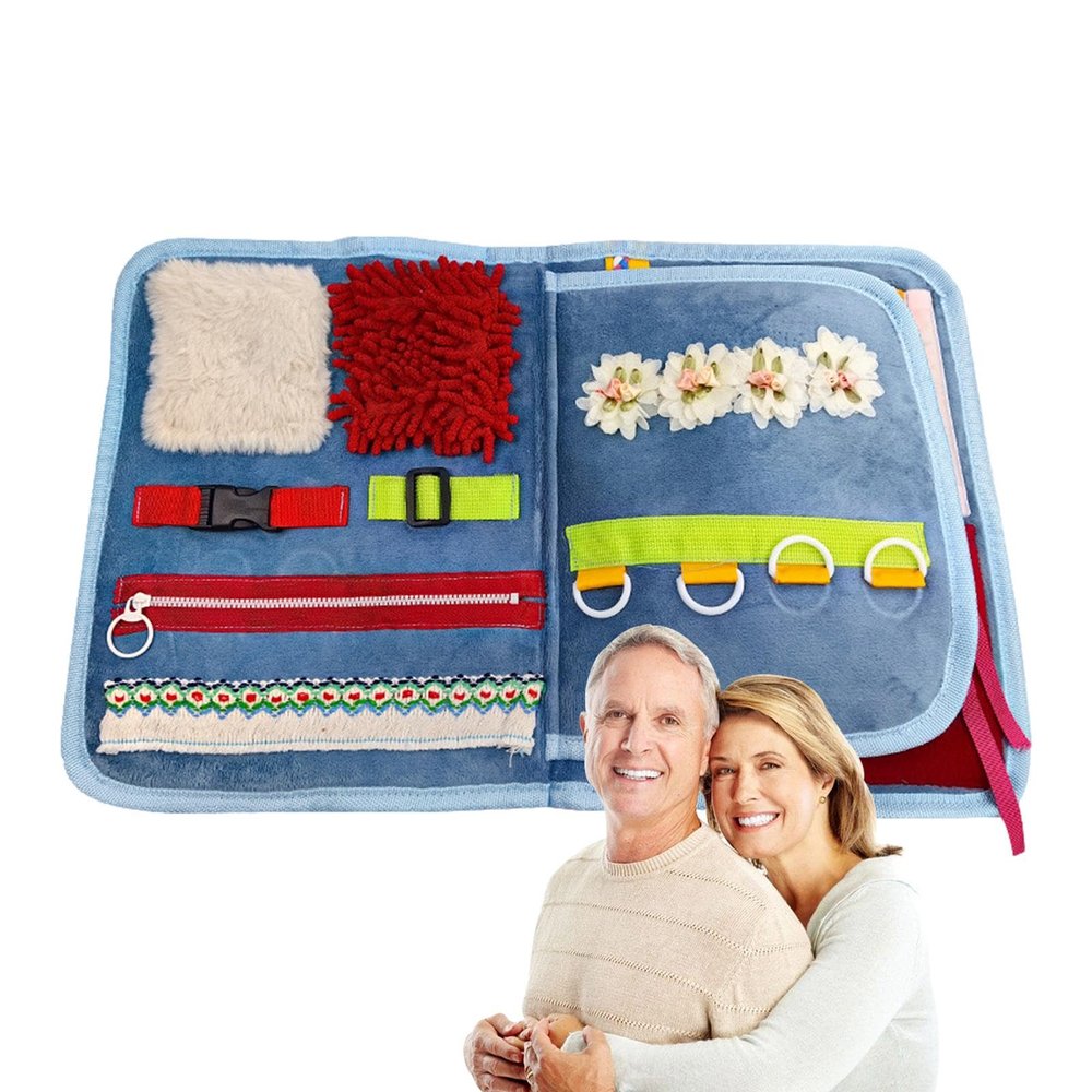Dementia Fidget Blanket for Adults, Sensory Blanket