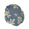 Double-Layer Shower Cap with Floral and Blue Floral Pattern for Women and Men view 2