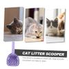 HAPINARY Ergonomic Cat Litter Scoop with Storage Tray view 2