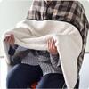 Fleece-Lined Wheelchair Blanket Poncho with Hood for Adults view 4