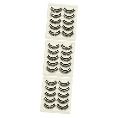 HAPINARY 30 Pairs Glitter False Eyelashes with Rhinestones for Women, Cosplay, Halloween Parties and Stage Performances, Easy to Apply and Reusable