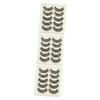 HAPINARY 30 Pairs Glitter False Eyelashes with Rhinestones for Women, Cosplay, Halloween Parties and Stage Performances, Easy to Apply and Reusable view 1