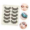 HAPINARY 30 Pairs Glitter False Eyelashes with Rhinestones for Women, Cosplay, Halloween Parties and Stage Performances, Easy to Apply and Reusable view 2