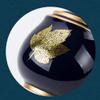 Ceramic Maple Leaf Urn for Adult Ashes, Moisture-Resistant and Sealed, 14.5 x 12 cm, (D) Star of Light view 3