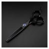 GZSLKSCD 6-Inch Black Hair-Thinning Scissors, Hairdressing Salon Scissors (Color: Thinning) view 1